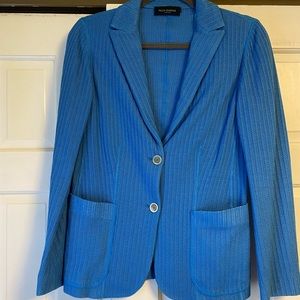 Designer knit blazer